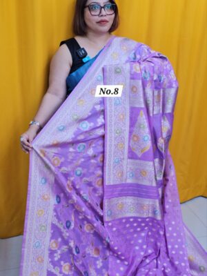 8TH OCT MEGA SALE 2ND LIVE  – RUSSIAN CREPE MODAL SILK SAREE (NO.8)