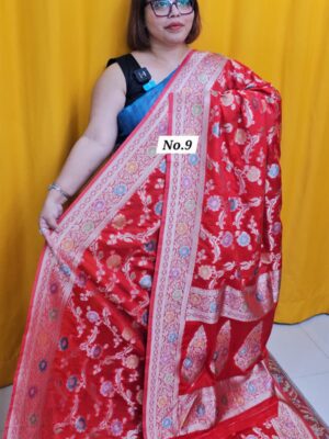 8TH OCT MEGA SALE 2ND LIVE  – RUSSIAN CREPE MODAL SILK SAREE (NO.9)