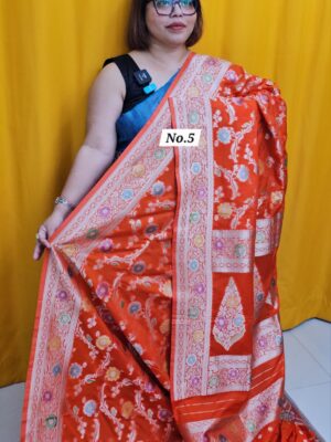 8TH OCT MEGA SALE 2ND LIVE  – RUSSIAN CREPE MODAL SILK SAREE (NO.5)