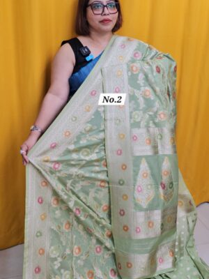 8TH OCT MEGA SALE 2ND LIVE  – RUSSIAN CREPE MODAL SILK SAREE (NO.2)