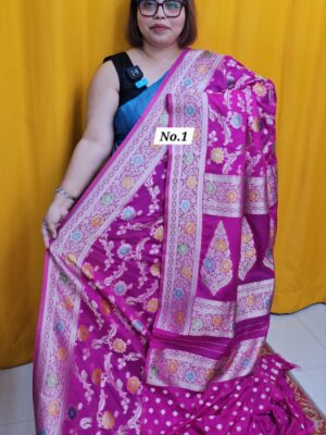 8TH OCT MEGA SALE 2ND LIVE  – RUSSIAN CREPE MODAL SILK SAREE (NO.1)
