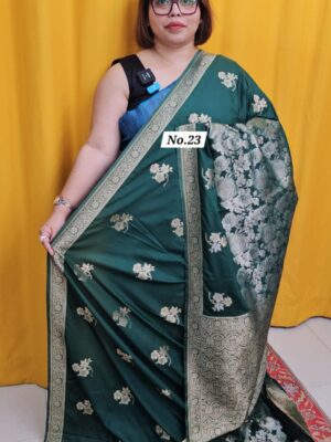 8TH OCT MEGA SALE 2ND LIVE - PREMIUM SOFT DESIGNER SAREE (NO.23)