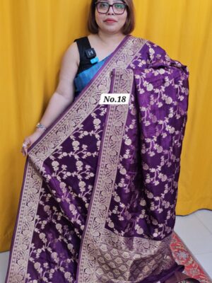 8TH OCT MEGA SALE 2ND LIVE -  PREMIUM JAQUARD SOFT SAREE (NO.18)