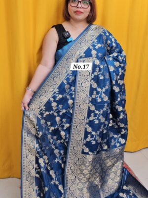 8TH OCT MEGA SALE 2ND LIVE -  PREMIUM JAQUARD SOFT SAREE (NO.17)