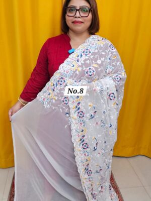 13TH OCT MEGA SALE LIVE – EMBROIDERED SAREE (NO.8)