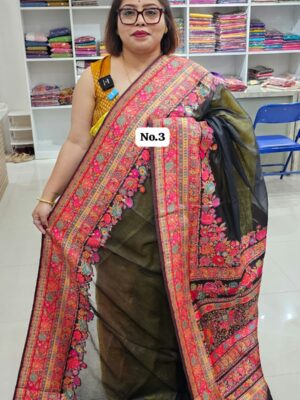 22ND OCT MEGA SALE 2ND LIVE – PASHMINA SOFT SILK SAREE (NO.3)