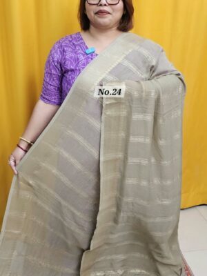 25TH OCT MEGA SALE 2NDLIVE –  PREMIUM CHIFFON  SAREE (NO.24)