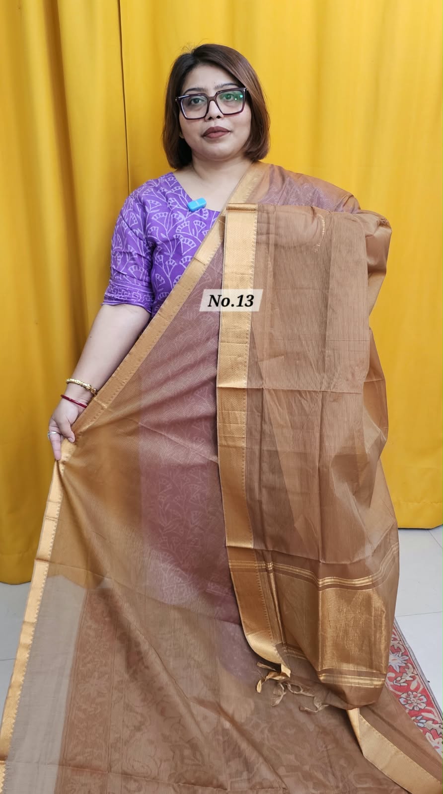 25TH OCT MEGA SALE 2NDLIVE – MAHESWARI HANDLOOM SAREE (NO.13)