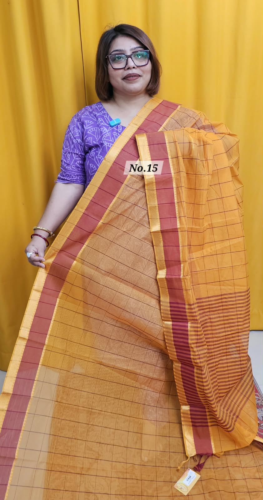 25TH OCT MEGA SALE 2NDLIVE – MAHESWARI HANDLOOM SAREE (NO.15)