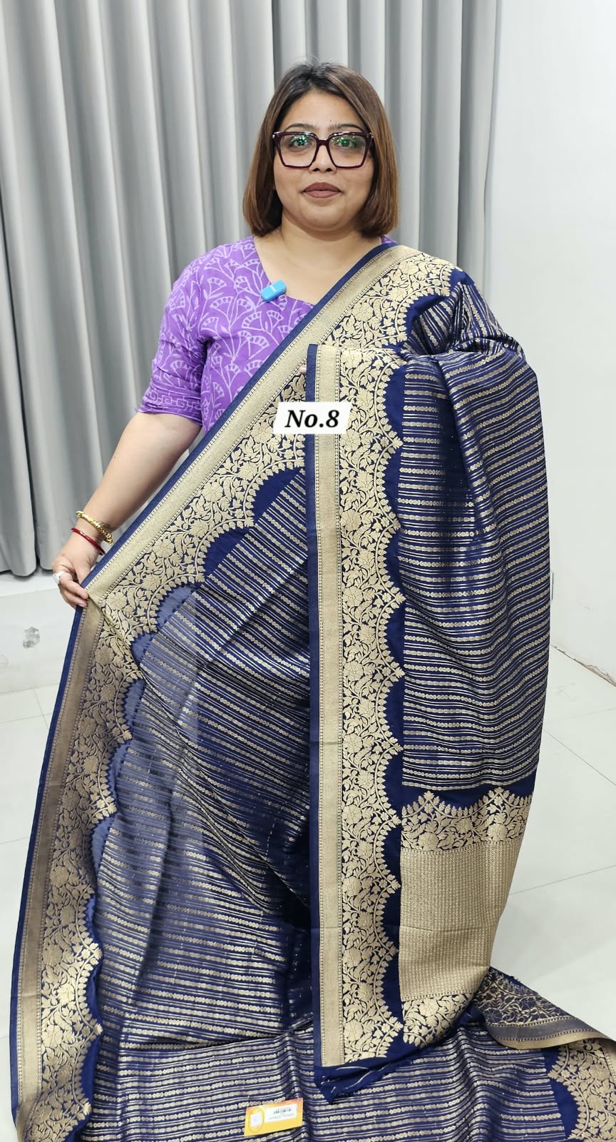 25TH OCT MEGA SALE 3RDLIVE – RUSSIAN CREPE MODAL SILK SAREE (NO.8)