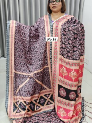 25TH OCT MEGA SALE 3RDLIVE – PASHMINA SAREE  WITH STOLE  (NO.18)