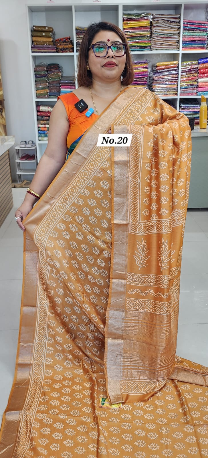 26TH OCT MEGA SALE 2ND LIVE - MAHESWARI HANDLOOM SAREE (NO.20)