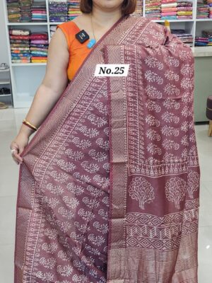 26TH OCT MEGA SALE 2ND LIVE - MAHESWARI HANDLOOM SAREE (NO.25)
