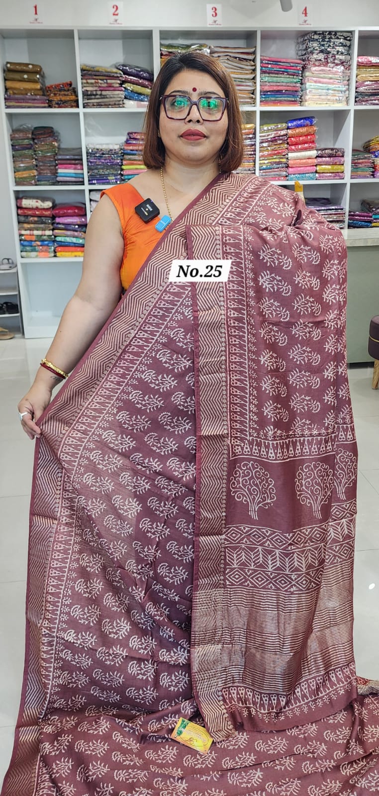 26TH OCT MEGA SALE 2ND LIVE - MAHESWARI HANDLOOM SAREE (NO.25)