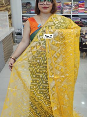 26TH OCT MEGA SALE LIVE - KATHDANA JAMDANI SAREE (NO.2)