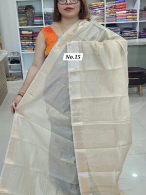 26TH OCT MEGA SALE LIVE - SEMI TUSSAR SOFT SAREE (NO.15)