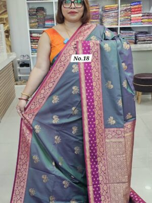 26TH OCT MEGA SALE LIVE - SOFT SILK KANJIVARAM SAREE (NO.18)