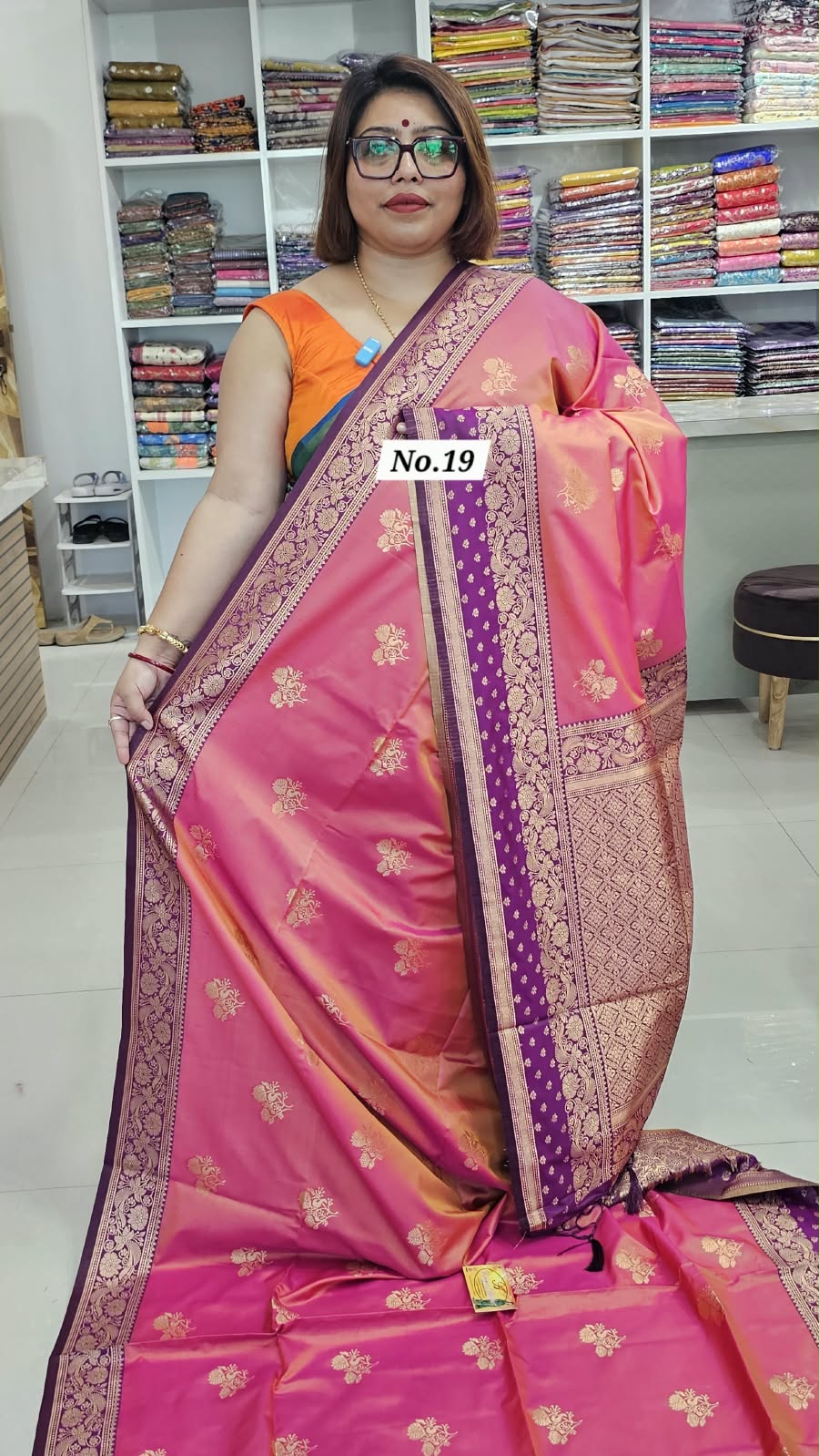 26TH OCT MEGA SALE LIVE - SOFT SILK KANJIVARAM SAREE (NO.19)