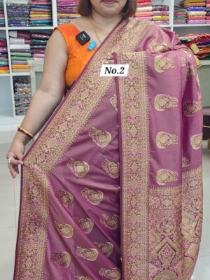 26TH OCT MEGA SALE 2ND LIVE - MUSRU SILK BANARSI SAREE (NO.2)