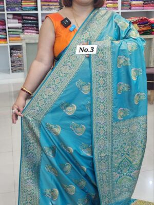 26TH OCT MEGA SALE 2ND LIVE - MUSRU SILK BANARSI SAREE (NO.3)
