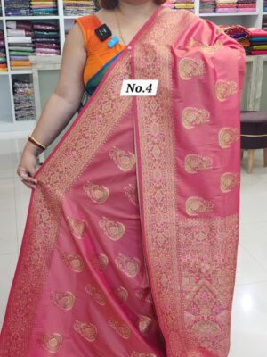 26TH OCT MEGA SALE 2ND LIVE - MUSRU SILK BANARSI SAREE (NO.4)