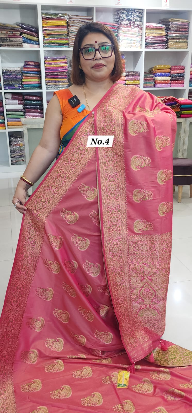 26TH OCT MEGA SALE 2ND LIVE - MUSRU SILK BANARSI SAREE (NO.4)