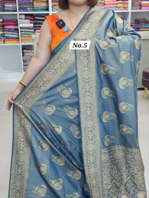 26TH OCT MEGA SALE 2ND LIVE - MUSRU SILK BANARSI SAREE (NO.5)