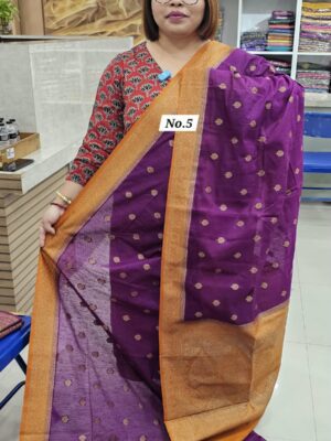 27TH OCT MEGA SALE 3RD LIVE - RAW SILK TUSSAR SAREE (NO.5)