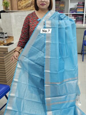 27TH OCT MEGA SALE 3RD LIVE - SEMI TUSSAR SOFT SAREE (NO.7)