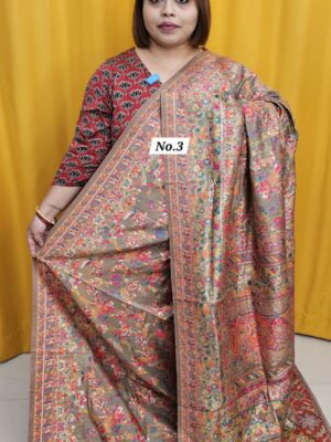 27TH OCT MEGA SALE 2NDLIVE - PASHMINA SOFT SILK SAREE (NO.3)