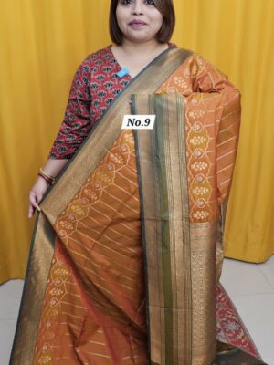 27TH OCT MEGA SALE 2NDLIVE - KATAN SOFT BANARSI SAREE (NO.9)