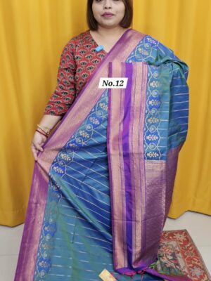 27TH OCT MEGA SALE 2NDLIVE - KATAN SOFT BANARSI SAREE (NO.12)
