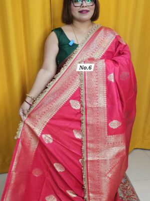 28TH OCT MEGA SALE LIVE - SOFT MUSHRU KATAN SILK SAREE (NO.6)