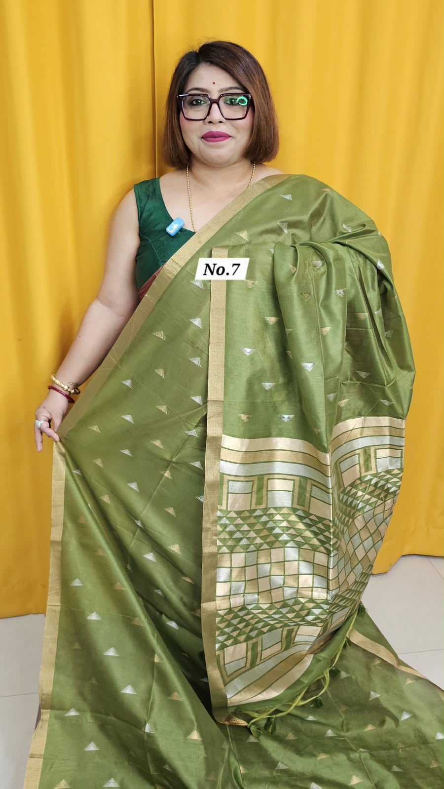 28TH OCT MEGA SALE LIVE - SOFT SILK DESIGNER SAREE (NO.7)