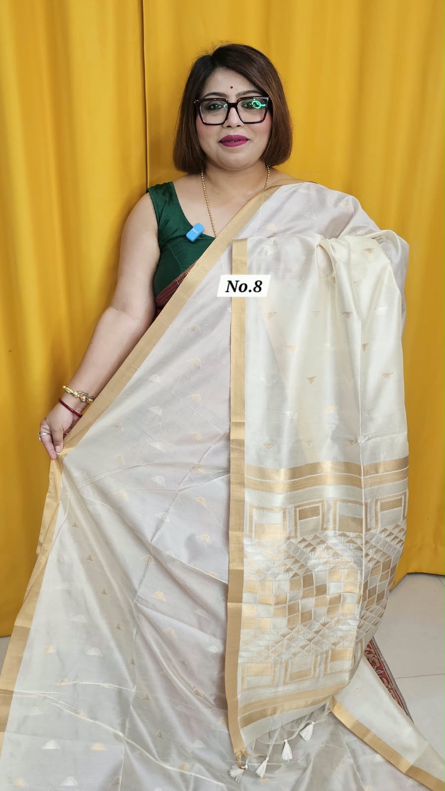 28TH OCT MEGA SALE LIVE - SOFT SILK DESIGNER SAREE (NO.8)