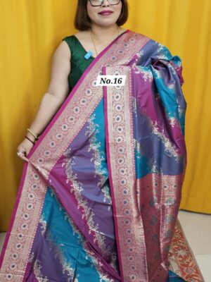 28TH OCT MEGA SALE 2ND LIVE - KATAN SOFT BANARSI SAREE (NO.16)