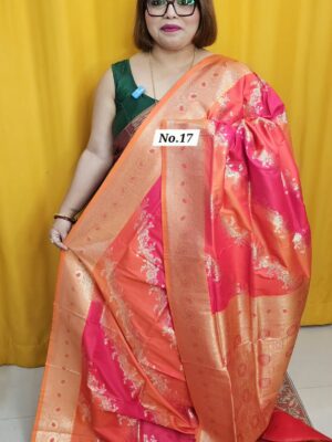 28TH OCT MEGA SALE 2ND LIVE - KATAN SOFT BANARSI SAREE (NO.17)