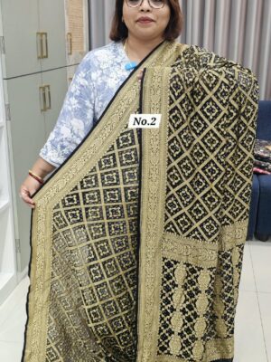 29TH OCT GRAND 2ND LIVE SALE – PURE KHADDI GEORGETTE BANARSI SAREE (NO.2)