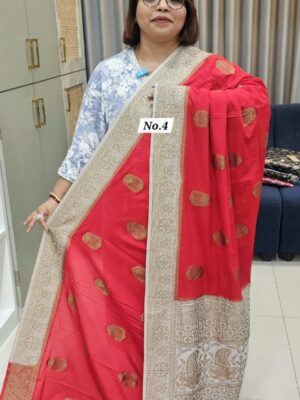 29TH OCT GRAND 2ND LIVE SALE – GEORGETTE SILK KHADDI SAREE (NO.4)