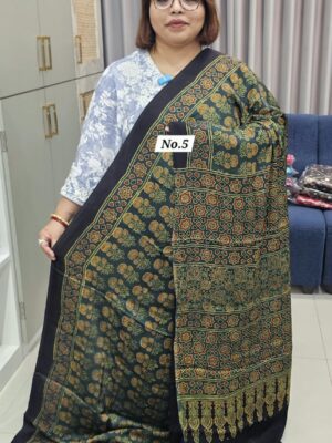 29TH OCT GRAND 2ND LIVE SALE – PURE AJRAKH MODAL SILK SAREE (NO.5)