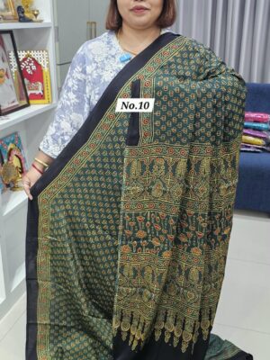 29TH OCT GRAND 2ND LIVE SALE – PURE AJRAKH MODAL SILK SAREE (NO.10)
