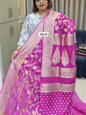 29TH OCT GRAND 2ND LIVE SALE – RUSSIAN CREPE MODAL SILK SAREE (NO.8)